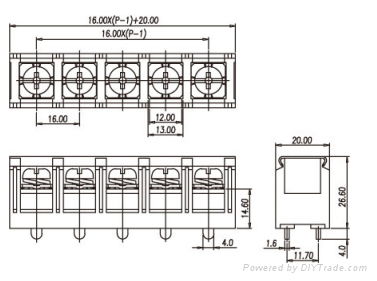 16.0mm美式端子台 2