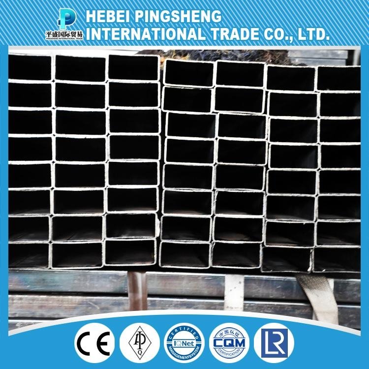 Iso9001 Standard Erw Weld Black Carbon Steel Pipe Price Per Ton 1