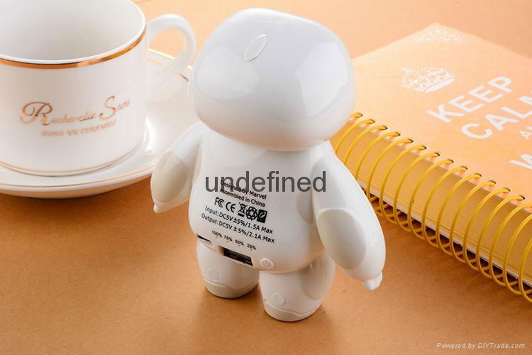 For Baymax 10000MAH power bank Cute Cartoon powerbank portable external battery 4