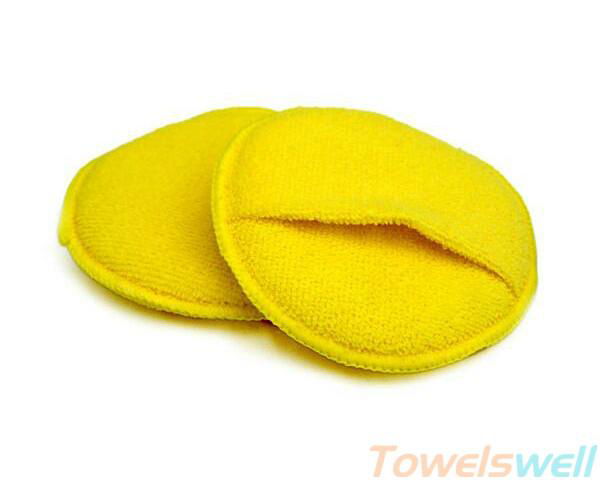 Round Microfiber Applicator Sponges