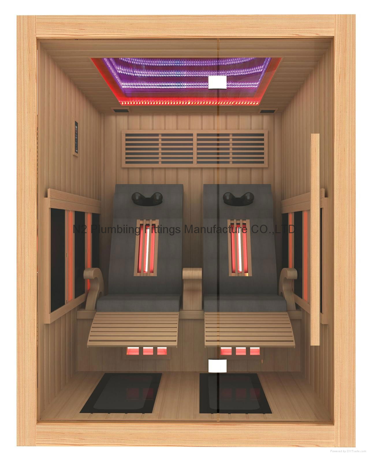 2016 New Design Luxury Infrared Sauna with Massage Chair (22A-L4)