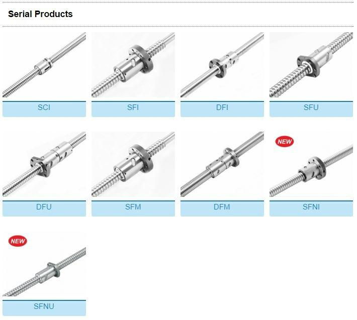 TBI Ball Screw - Internal Return Series : SCI,SFI,DFI,SFU,SFNI,SFM,DFM,SFNU,DFU 5