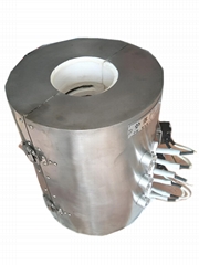 Open and close the furnace body, open and close the heater