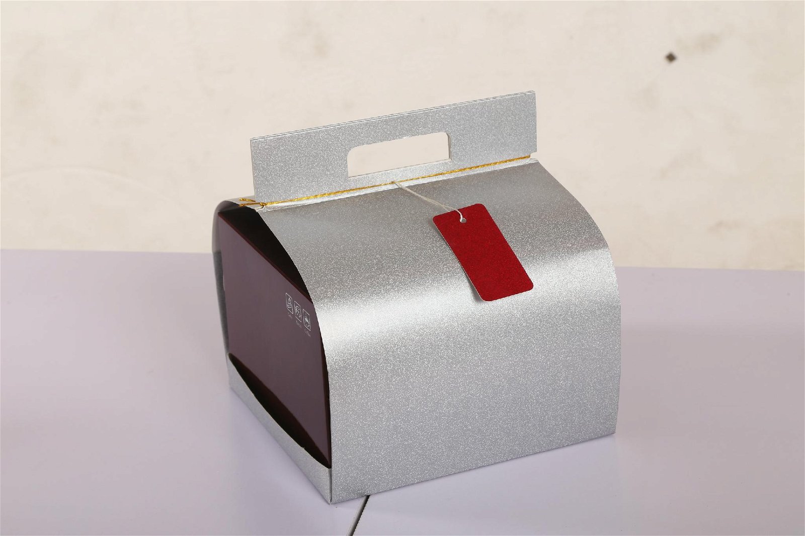 Cake Packaging Boxes with Handles, Portable Paper Boxes for Cakes Packaging 3