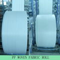 PP Woven Fabric Roll for pp woven flour bag rice sack. 2