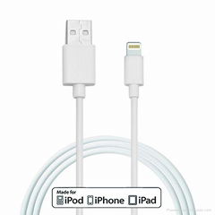 1M MFI certificated 8 pin mfi cable for iphone 6s cable compatible with ios 9.3 