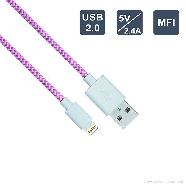 Best Quality MFI authorization cable for iphone 5 original from China