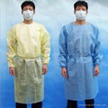 disposable yellow isolation gown 1