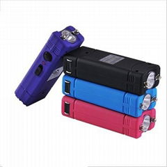 511 Mini Stun Gun For Self Defense Electric Shock Flashlight Outdoor Torch