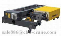 15ton Electric Wire Rope Hoist with Double Beam Trolley