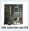 H81 LGA1150 DDR3 MINI ITX  motherboard for industrial  pc 2