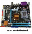 G41 LGA771  DDR3 FSB800/1066/1333 motherboard 2