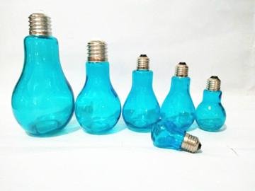 Glass colored shape of lamp globe bottle 2