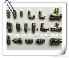 Stainless steel pneumatic connector