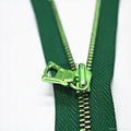 fashion plating metal zipper，close end auto-lock zipper 5