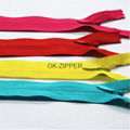 fashion invisible nylon zipper waterproof zipper 4