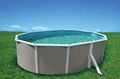 The new design above ground PVC swimming pool 4