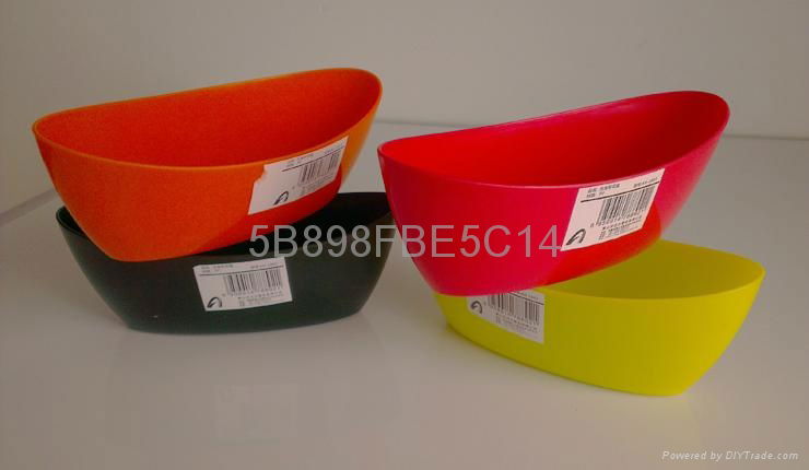 cheap plastic flower pot,five different color for you to choose 2