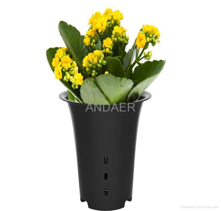 factory price PP plastic orchid flower pot 5