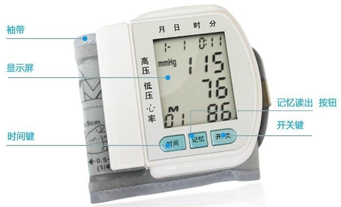 手腕式血壓計/血壓儀/血壓表