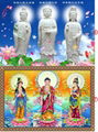 The three saints of the West Buddha