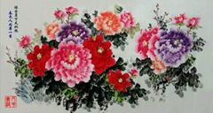 China painting - national beauty and heavenly fragrance Peony