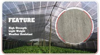 black sunshade net 