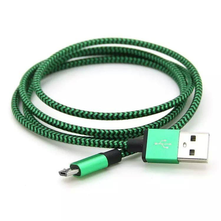 Nylon Braided USB Data Sync Charger Cable For  Samsung Galaxy S4 S3 HTC LG  2