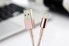 New arrival golden rose color usb cable charger for iphone 6s