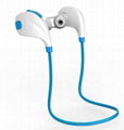 High Quality Sport style headset in-ear bluetooth earphone for mobile phone  3