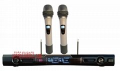 Professional Dual Channels Wireless Microphone