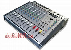 8-Ch Record USB  Display Power Mixer