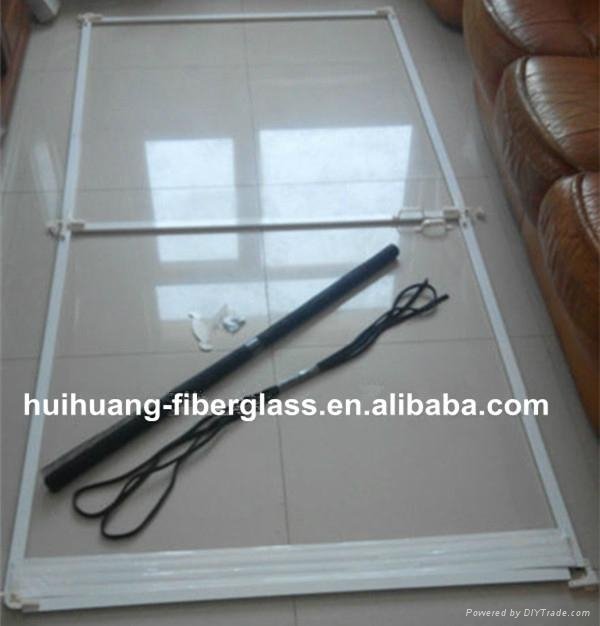 Aluminum frame fiberglass screen doors 4