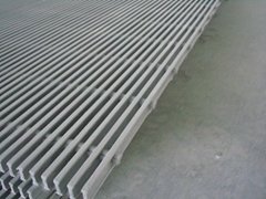 Concave surface FRP pultruded grating 