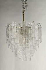 8-lights glass pendant fixture