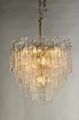 8-lights glass pendant fixture