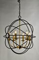 Metal Round Cage Pendant Lights 1