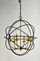 Metal Round Cage Pendant Lights 2