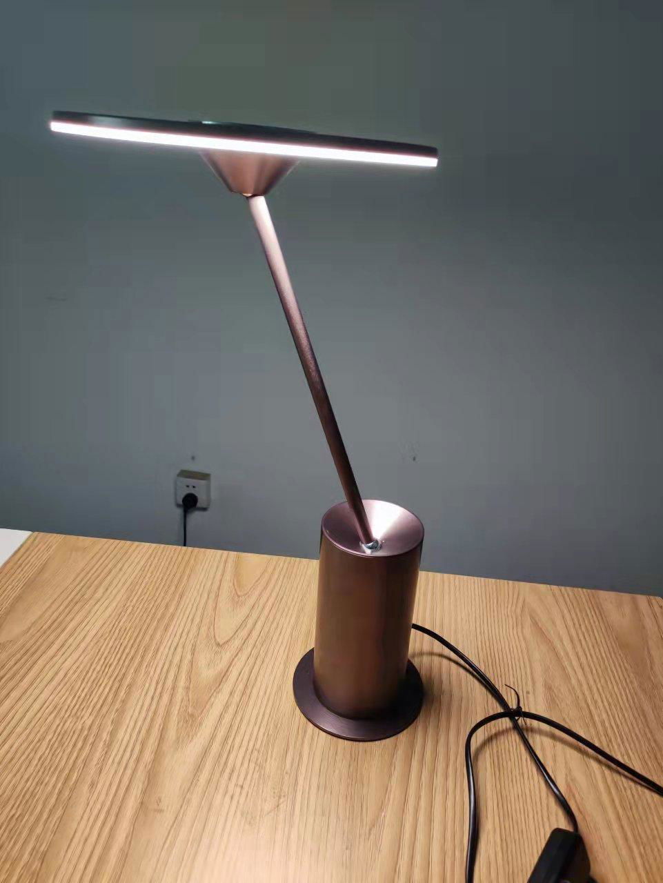 Adjustable LED Table Lamp With Rotary Shade 2