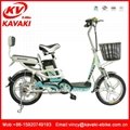  廠家直銷卡瓦崎電動車16寸電動自行車踏板車電動助力車電單車 2