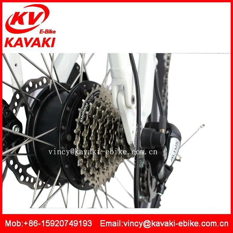 F/R disc brake Aluminum alloy electric mountain bicycle 26inch folding E-bicycle 5