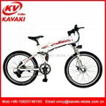 F/R disc brake Aluminum alloy electric mountain bicycle 26inch folding E-bicycle 3