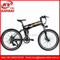 Aluminum alloy electric mountain bicycle 26inch folding E-bicycle 3