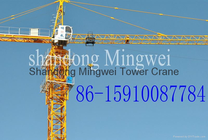 QTZ63 TC5610-6T  Hydraulic self-erecting Mingwei Tower Crane 