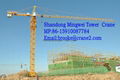 China Mingwei Construction Tower Crane Qtz63 (TC5013) with Max Load 6 Tons/Jib L 5