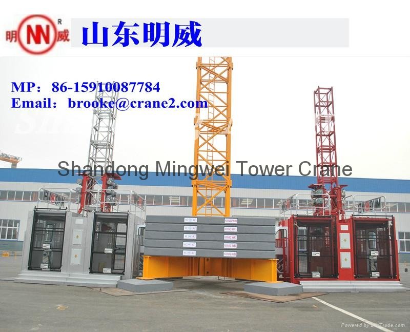Qtz100 (TC6010) -Max. Load 8t Construction Self-Erecting Tower Crane with Ce and