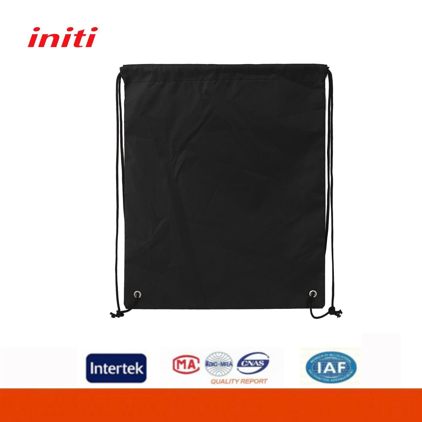 190T/210D Polyester Customized high quality drawstring bag 5
