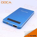 Universal powerbank 4000mah on sale Promotional metal finishing power bank