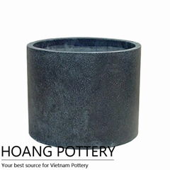 Round Cement Flower pot