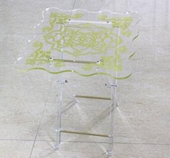 Factory price modern clear mini acrylic table